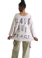 Paper Lace Love & Peace Tee - Essential Elements Chicago