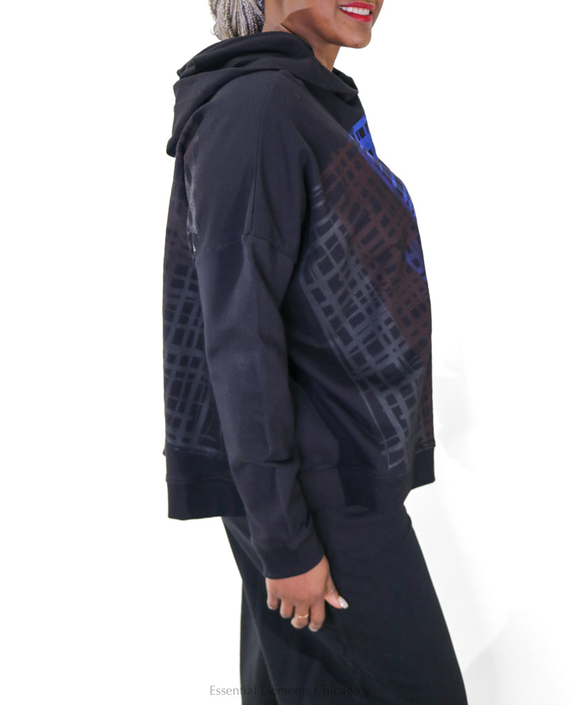 Paper Temples Cobalt Hoodie