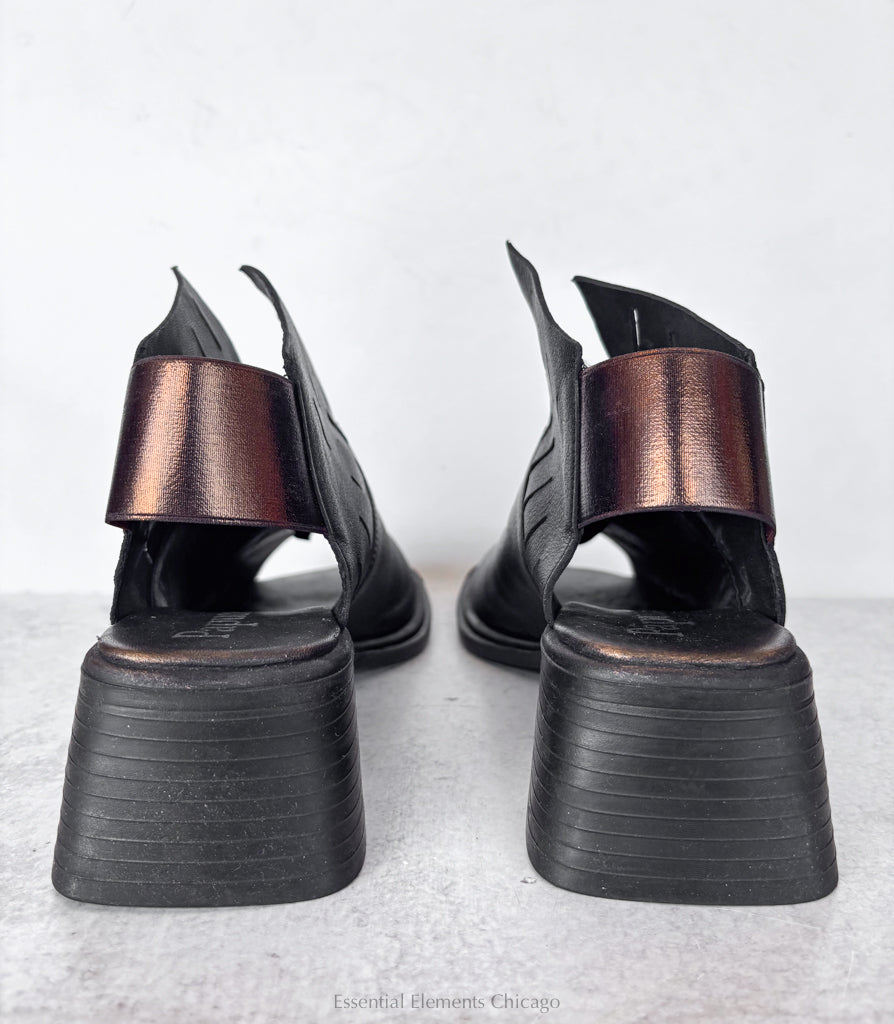 Papucei Besiana Sandal, Black - Essential Elements Chicago