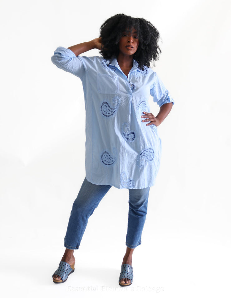 Pass Me a Paisley Tunic ONE-SIZE Clothing - Tunic by Pop Element | Essential Elements Chicago