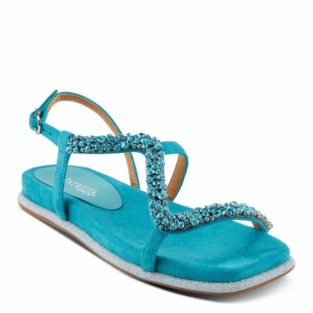 Patrizia Shiny Queen Sandal Turquoise Shoetique - Sandals by Patrizia | Essential Elements Chicago