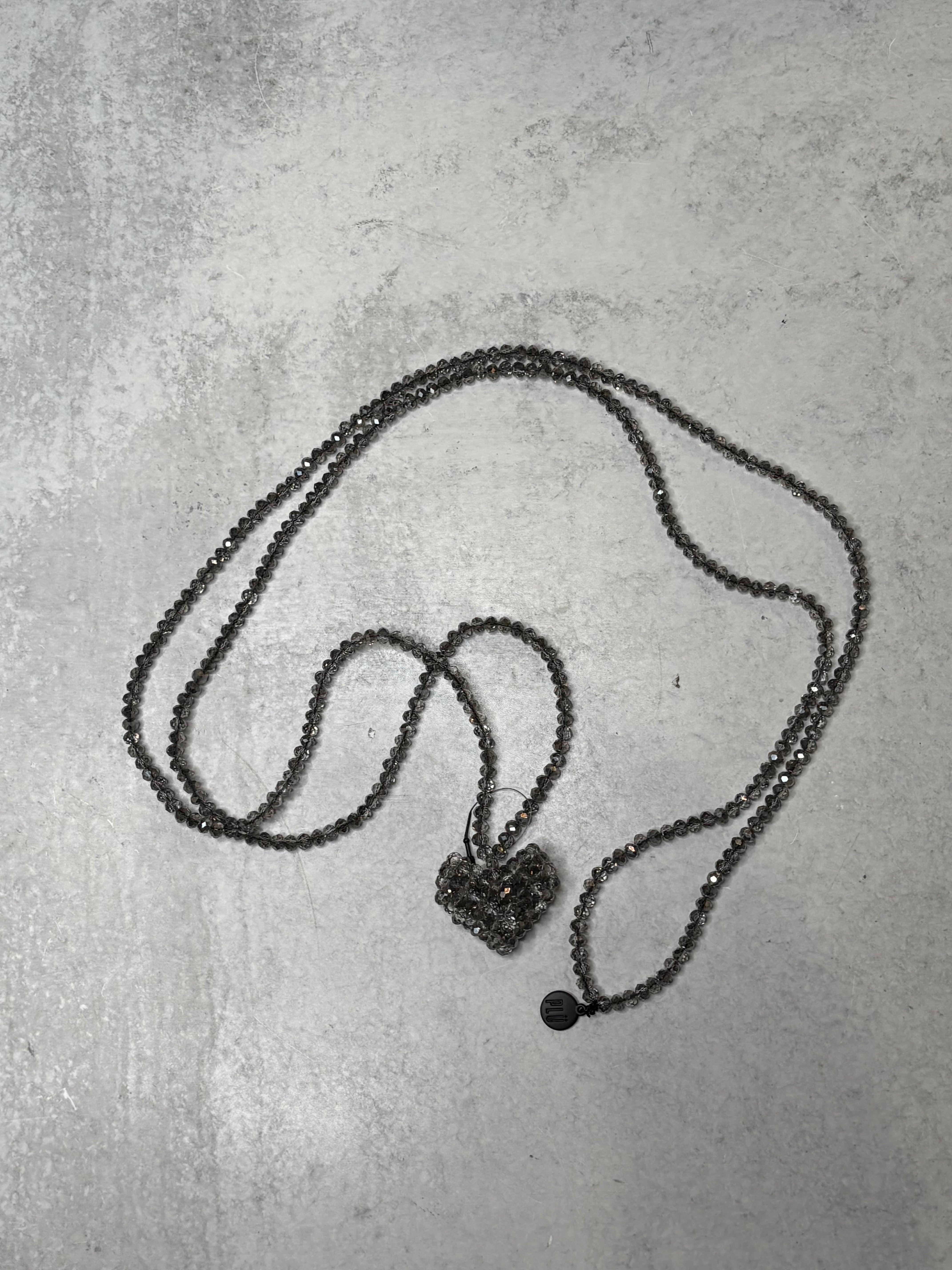 Pluslavie Across Heart Extra Long 6MM Necklace - Essential Elements Chicago