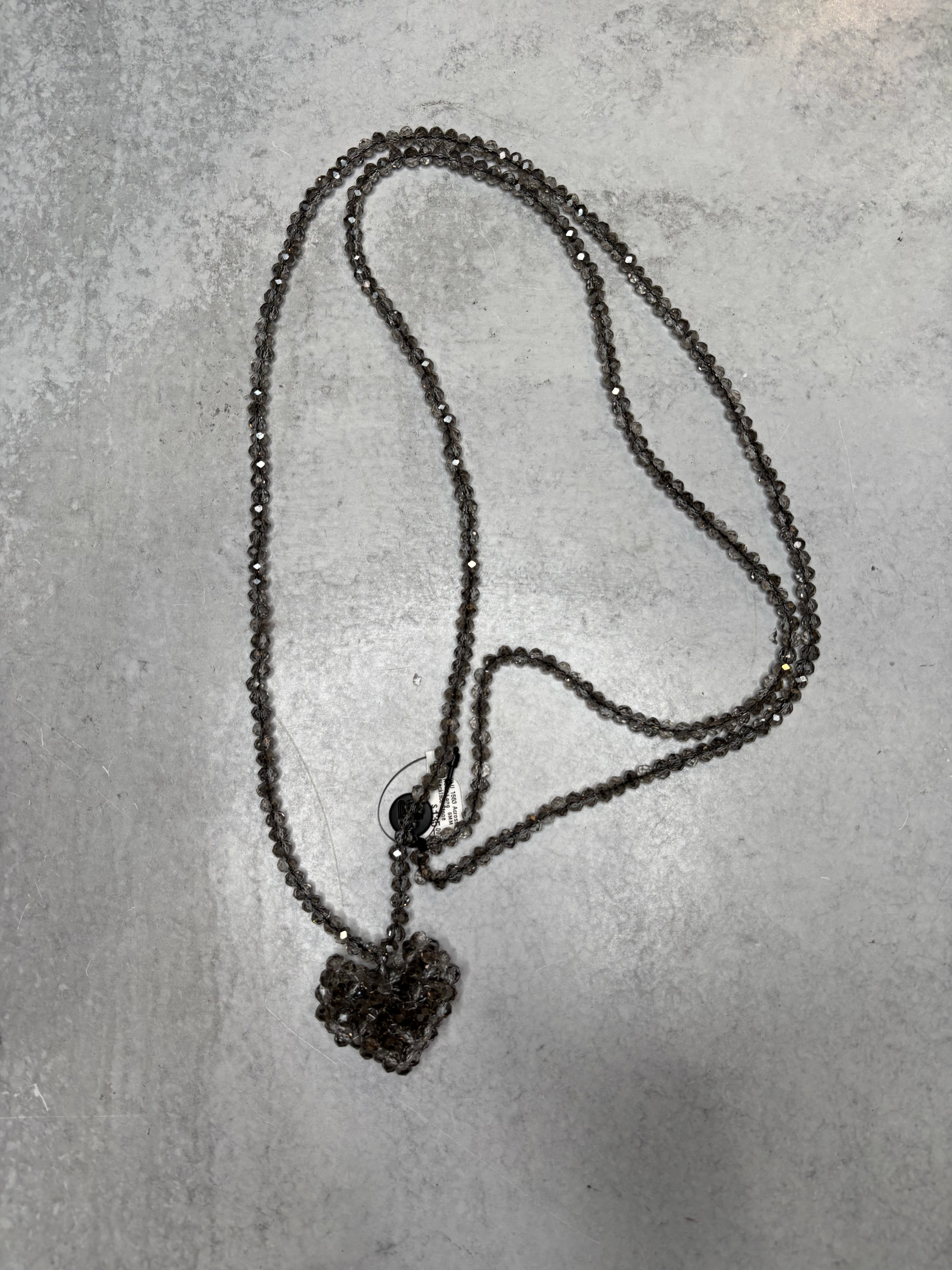 Pluslavie Across Heart Long 6MM Necklace - Essential Elements Chicago