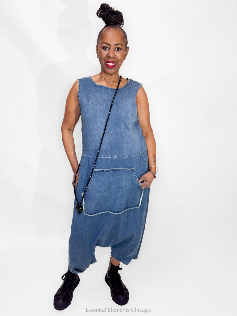 Pluslavie Denim Jumpsuit - Essential Elements Chicago