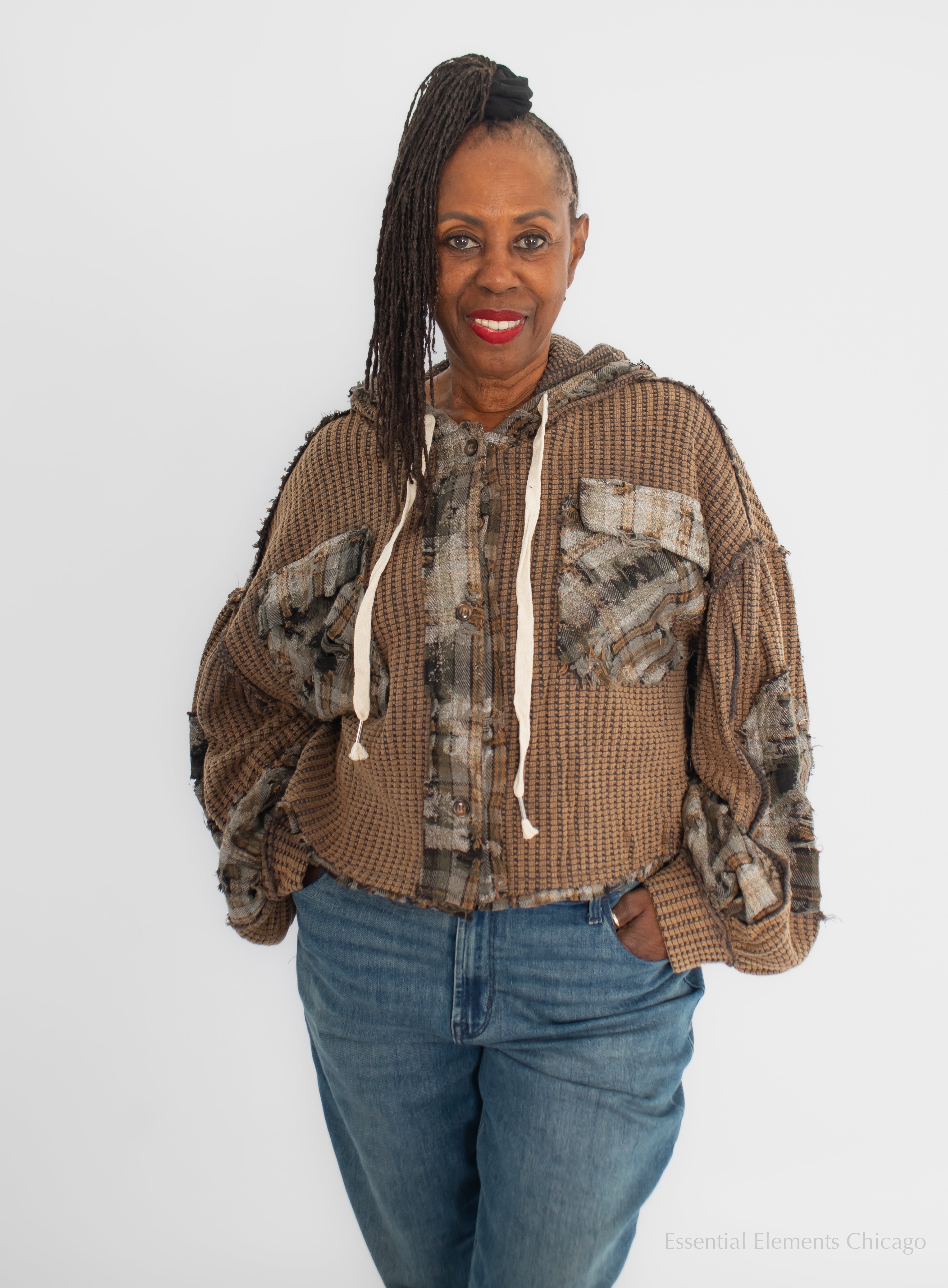 Pol Plaid to Meet You Jacket