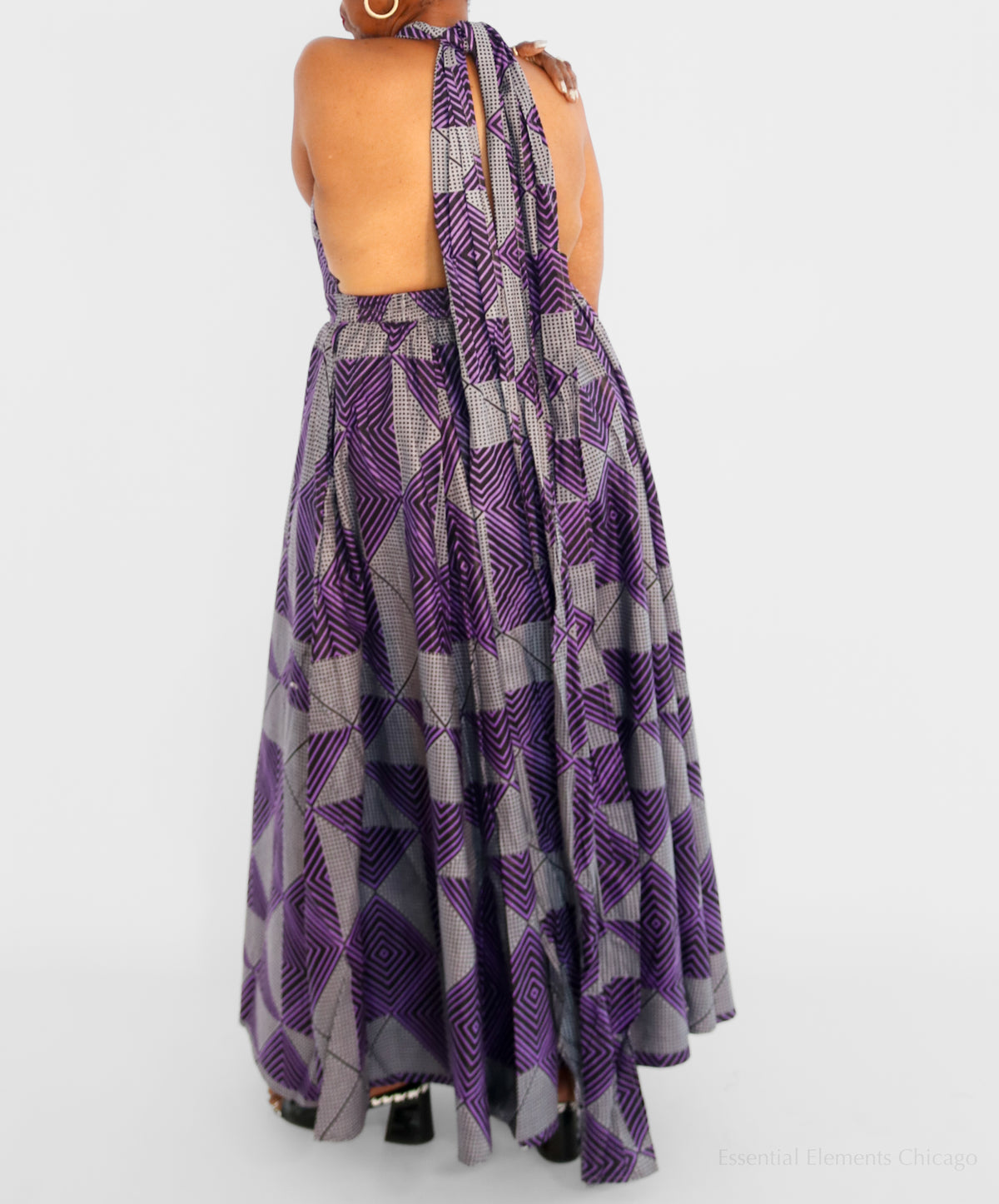 Royal Flow Palazzo Jumpsuit - Essential Elements Chicago