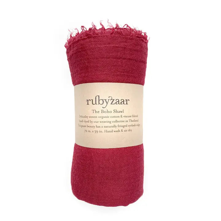 Rubyzaar Boho Scarf - Essential Elements Chicago