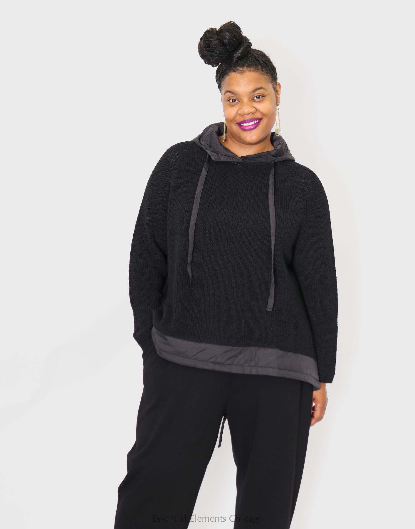 Rundholz Black Label Hooded Knit Pullover - Essential Elements Chicago