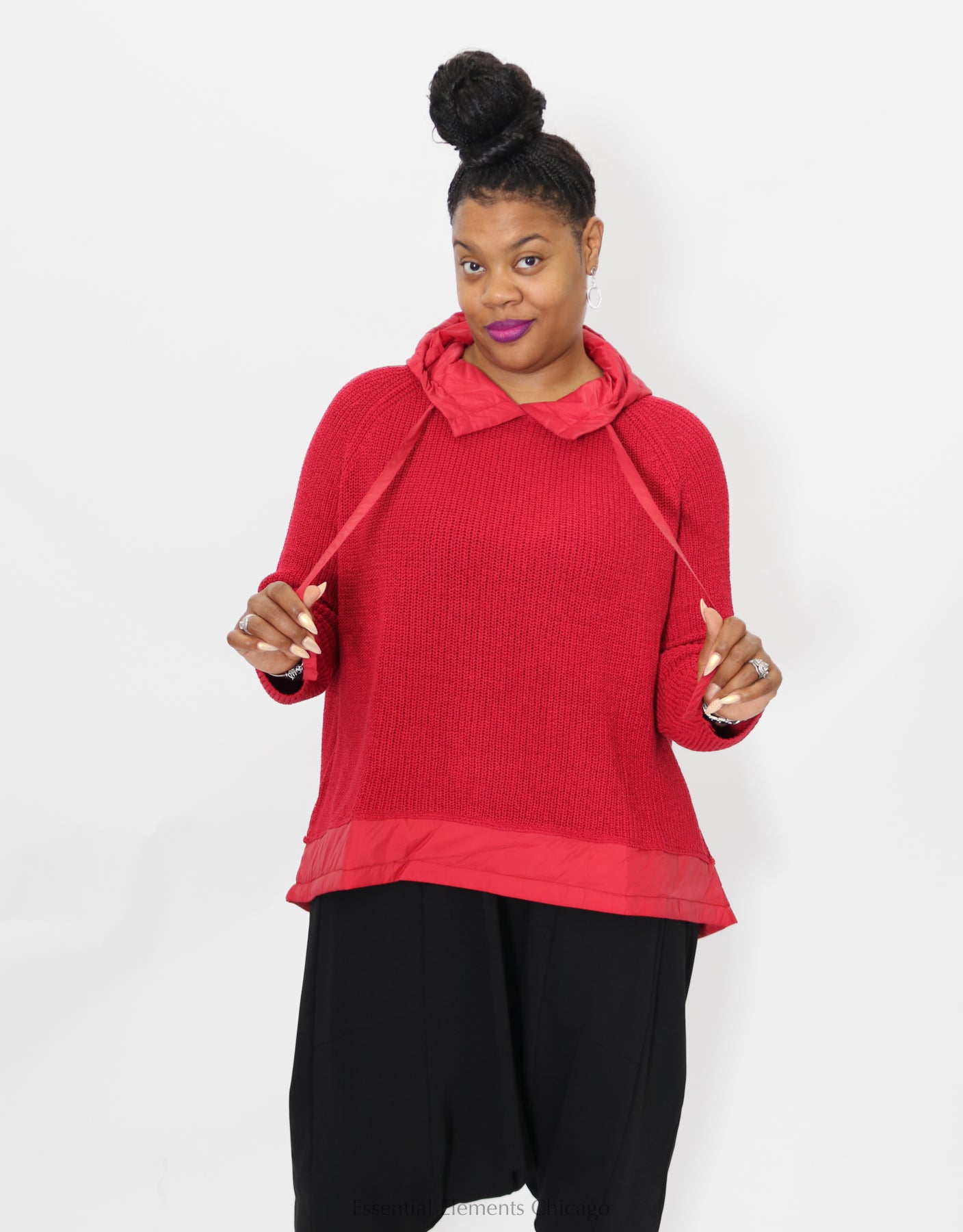 Rundholz Black Label Hooded Knit Pullover - Essential Elements Chicago