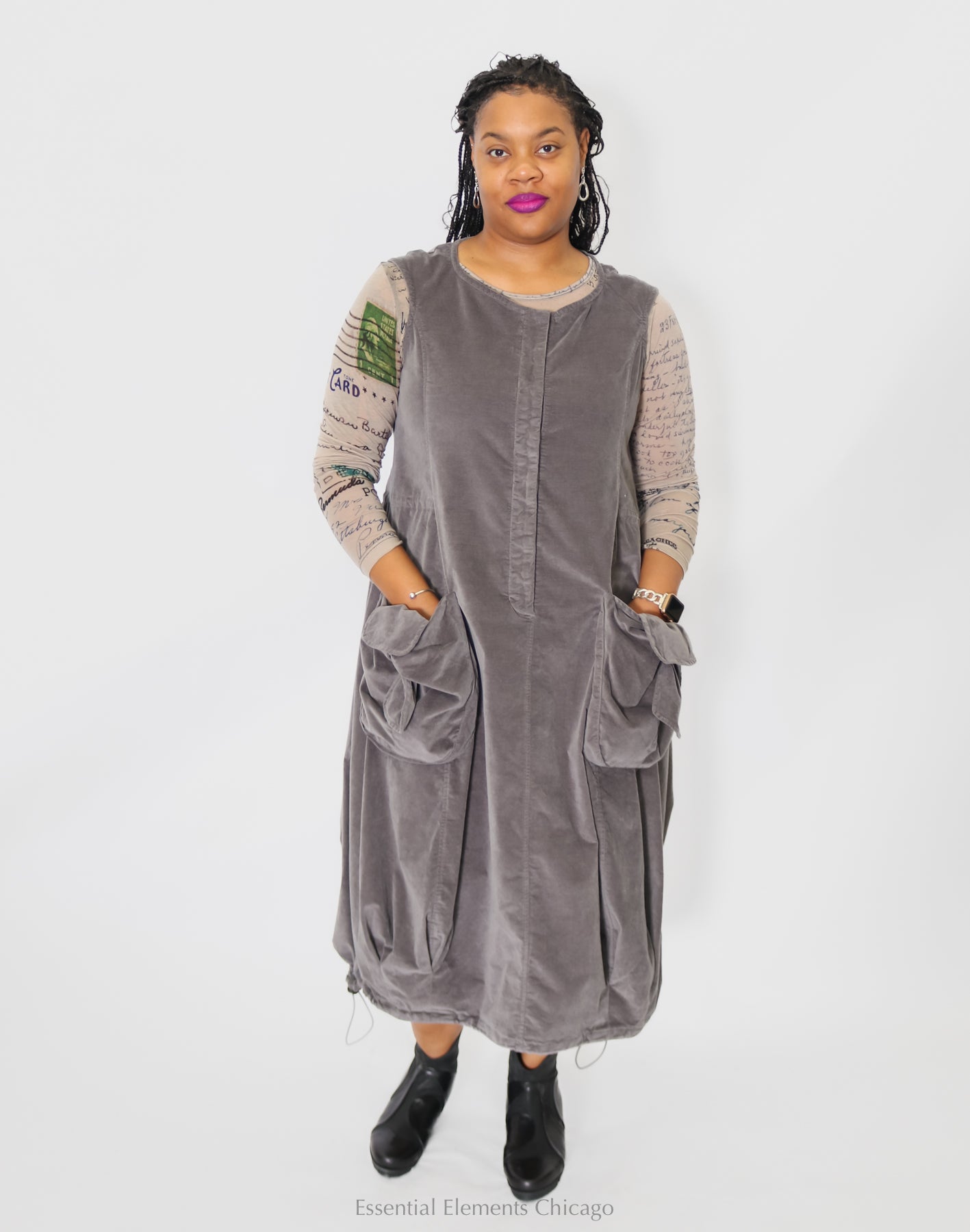 Rundholz Black Label Tie Pocket Dress - Essential Elements Chicago