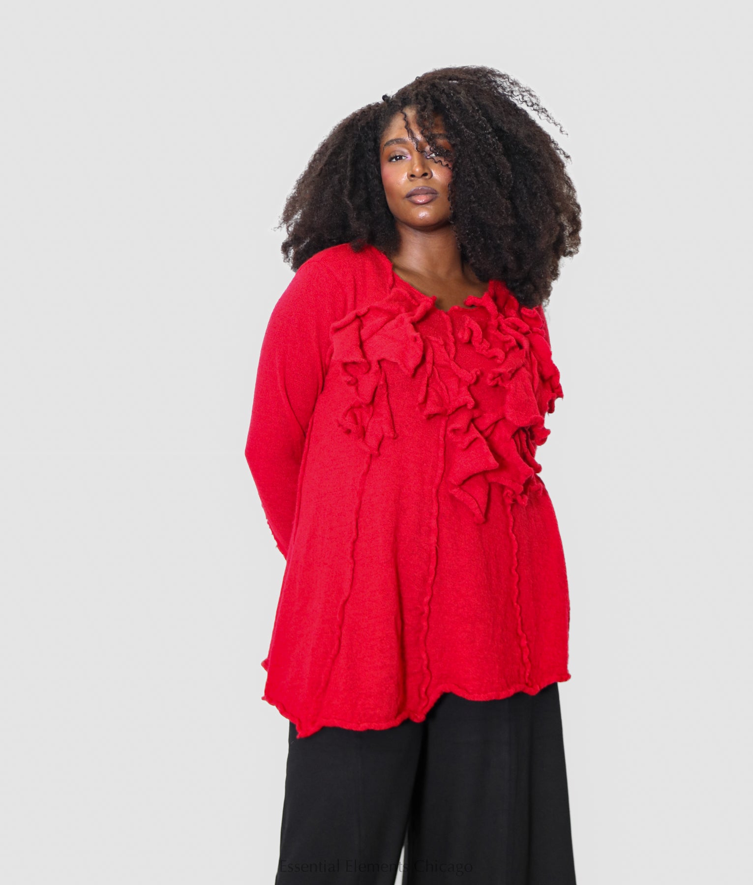 Rundholz Black Label Wool Pullover, Rose - Essential Elements Chicago