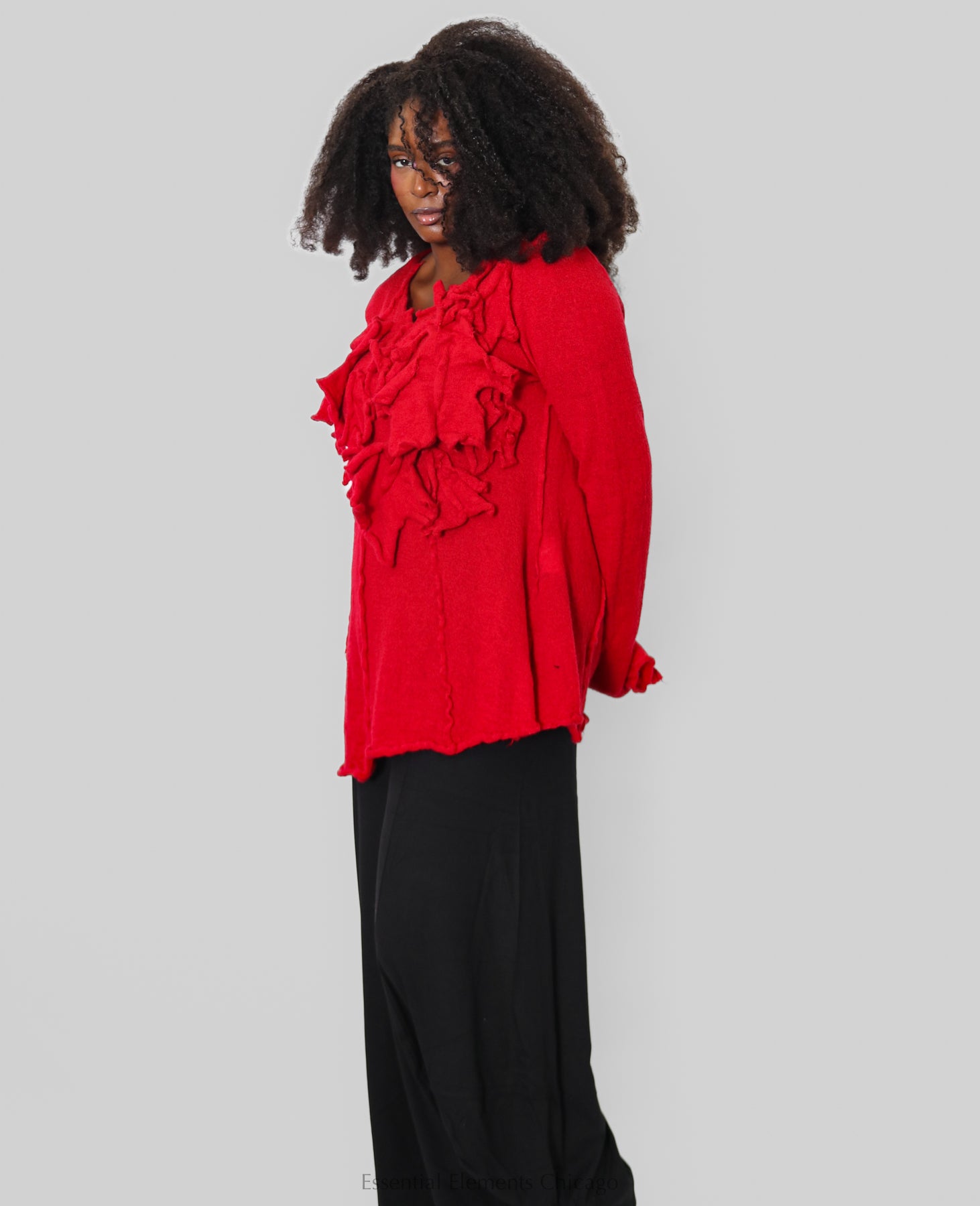 Rundholz Black Label Wool Pullover, Rose - Essential Elements Chicago