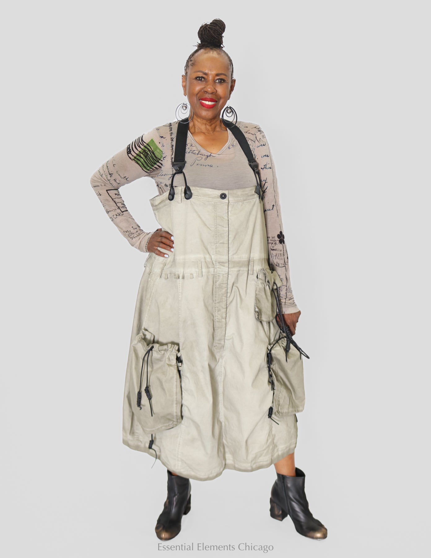 Rundholz Dip Cargo Skirt - Pine & Sand