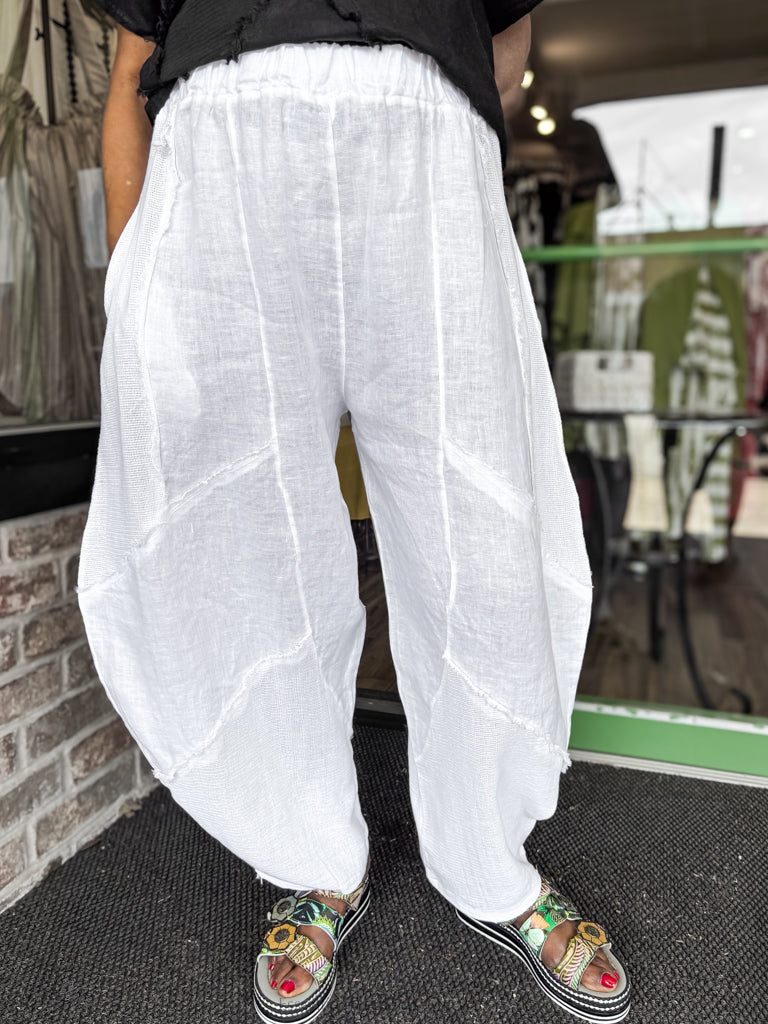 Saga Relaxed Linen Pants - Essential Elements Chicago
