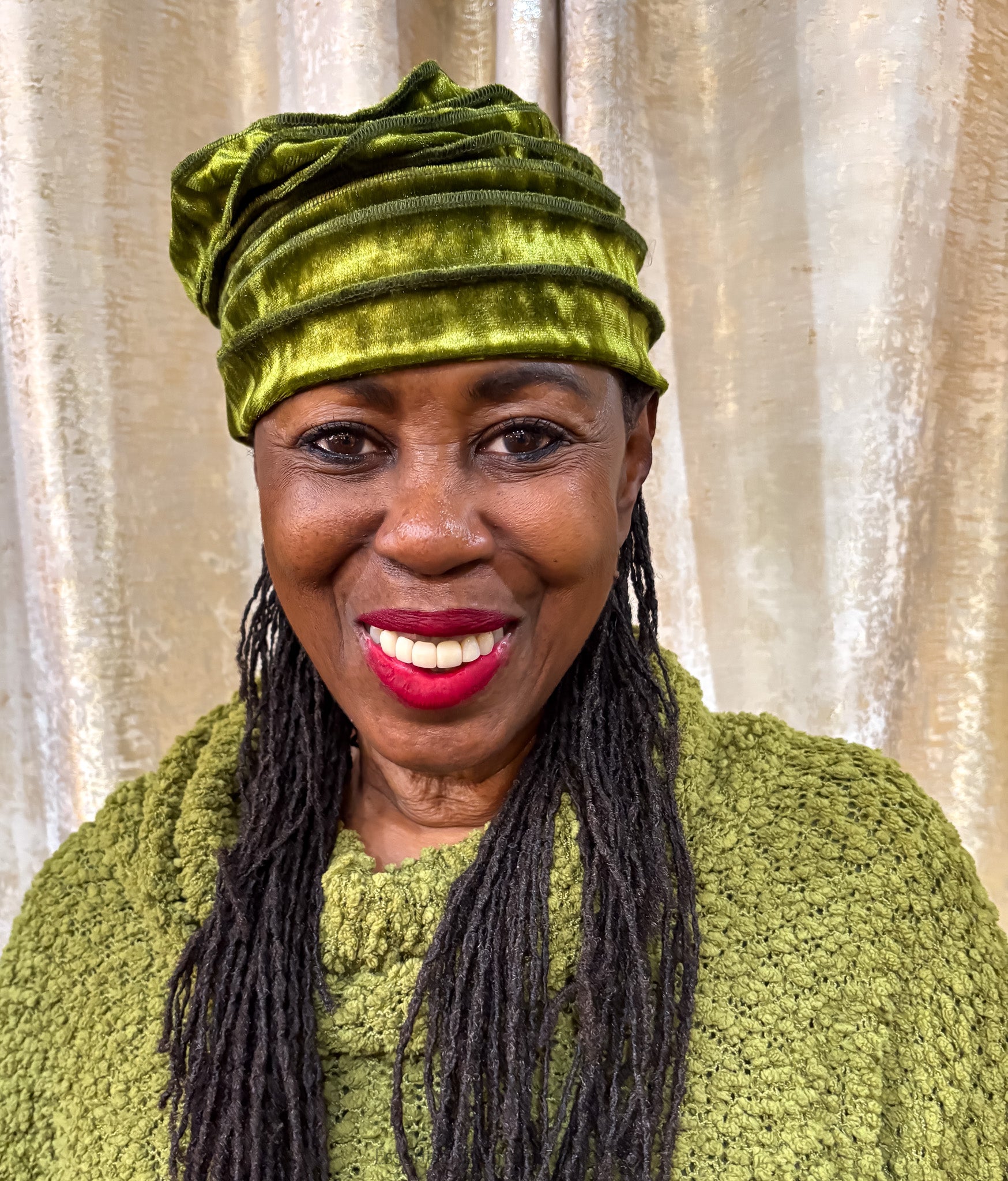 Sconi Legacy Crushed Olive Velour Slinky - Essential Elements Chicago