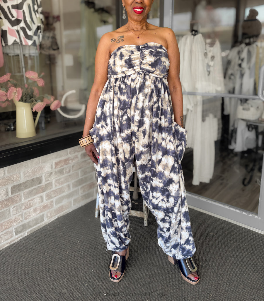 Solana Strapless Jumpsuit - Essential Elements Chicago