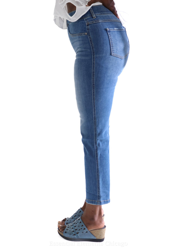 Spanx Straight Leg Jeans Vintage Indigo Clothing - Pant by SPANX | Essential Elements Chicago