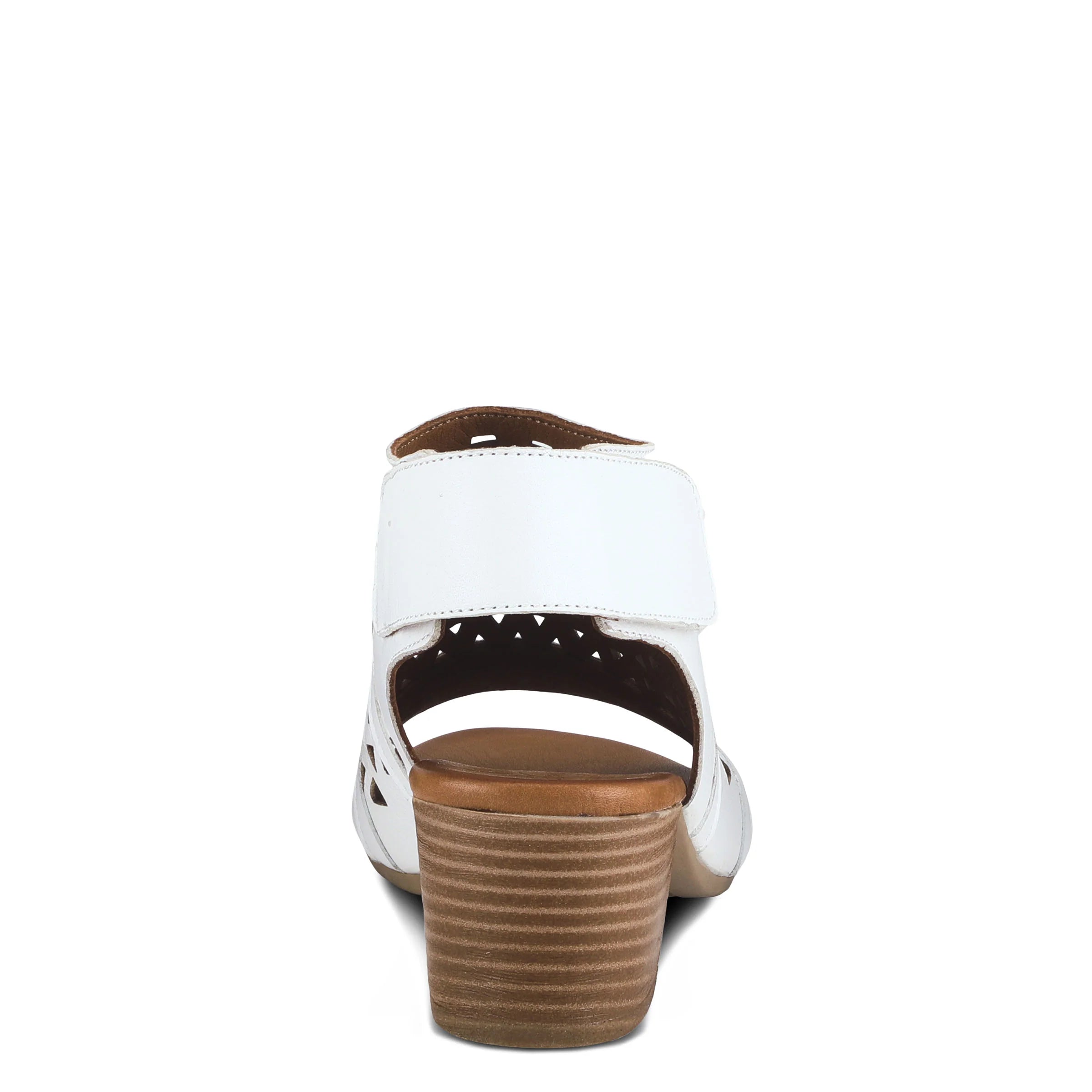 Spring Step Dorotha Sandals, White - Essential Elements Chicago
