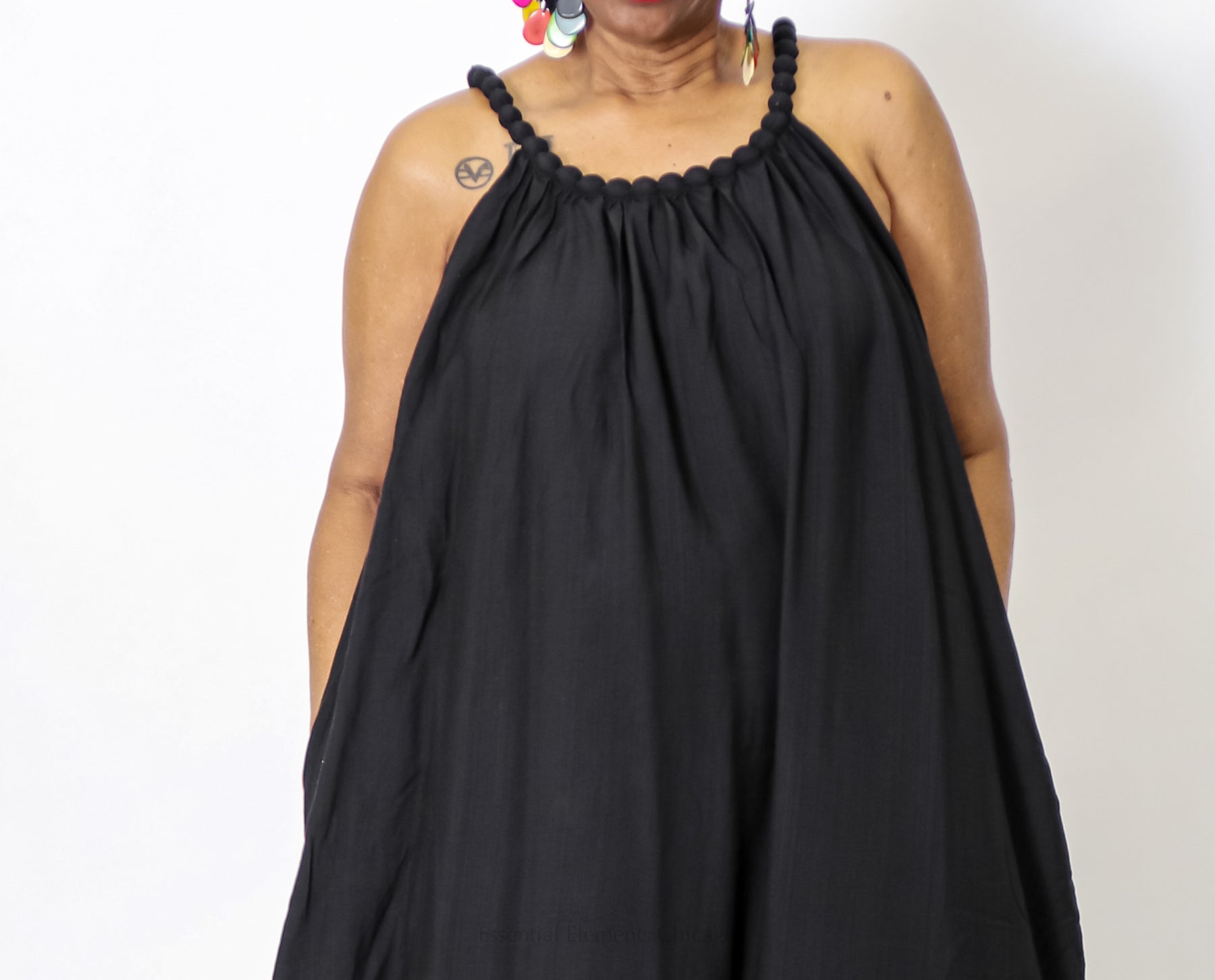 Summer Dress, Black - Essential Elements Chicago