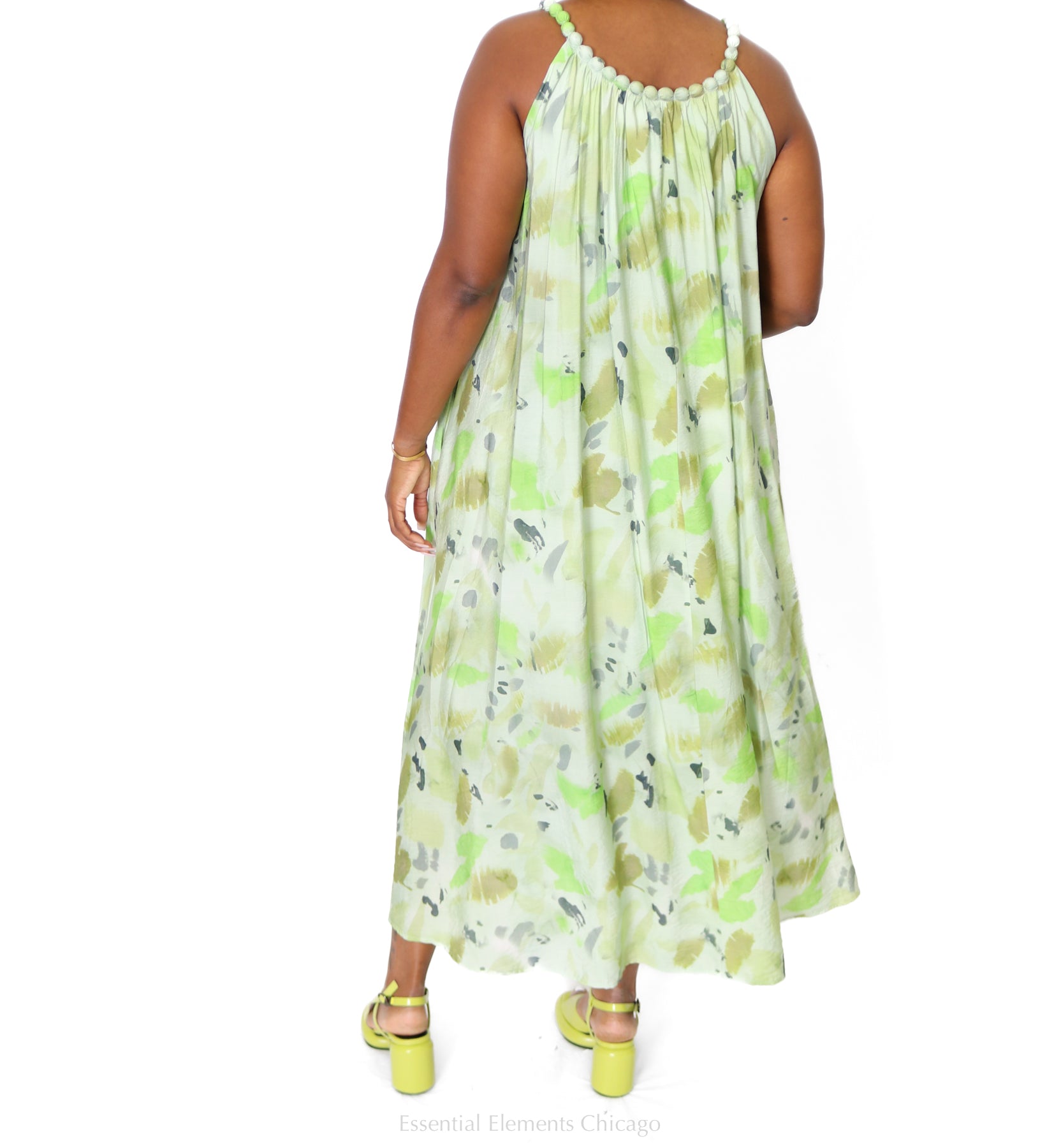 Summer Dress, Green - Essential Elements Chicago