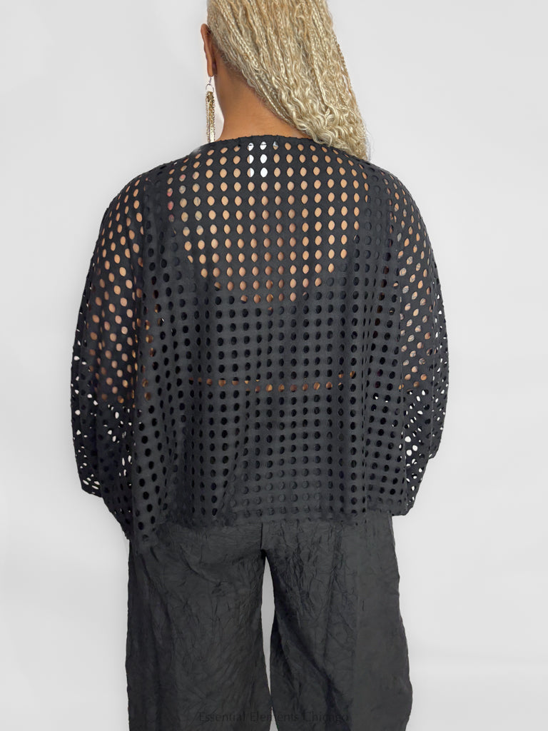 Sydney Topanga Knitted Holes Topper - Essential Elements Chicago