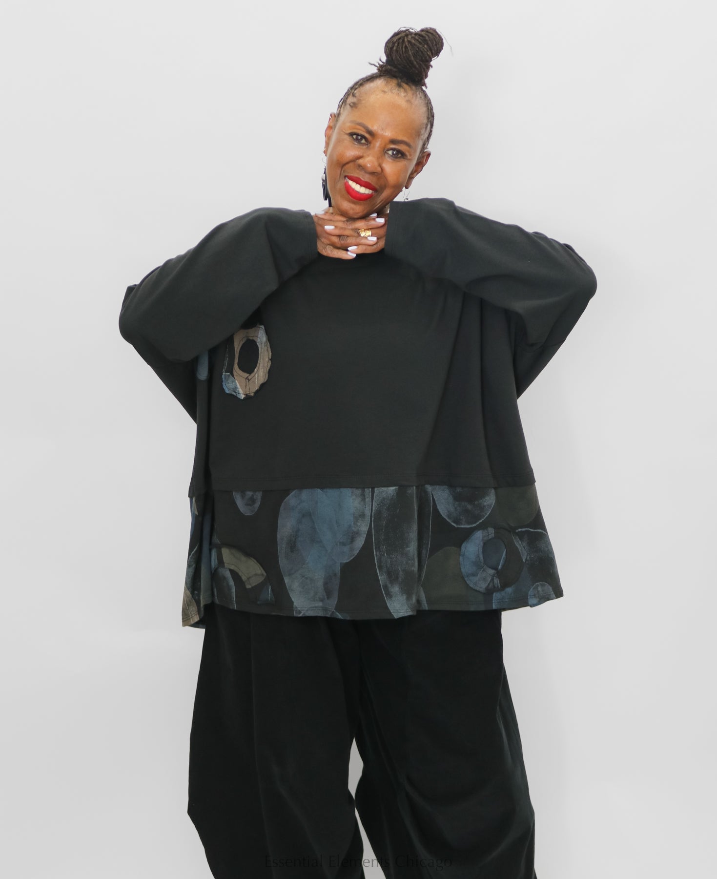 T by Transparente Patch Top - Essential Elements Chicago