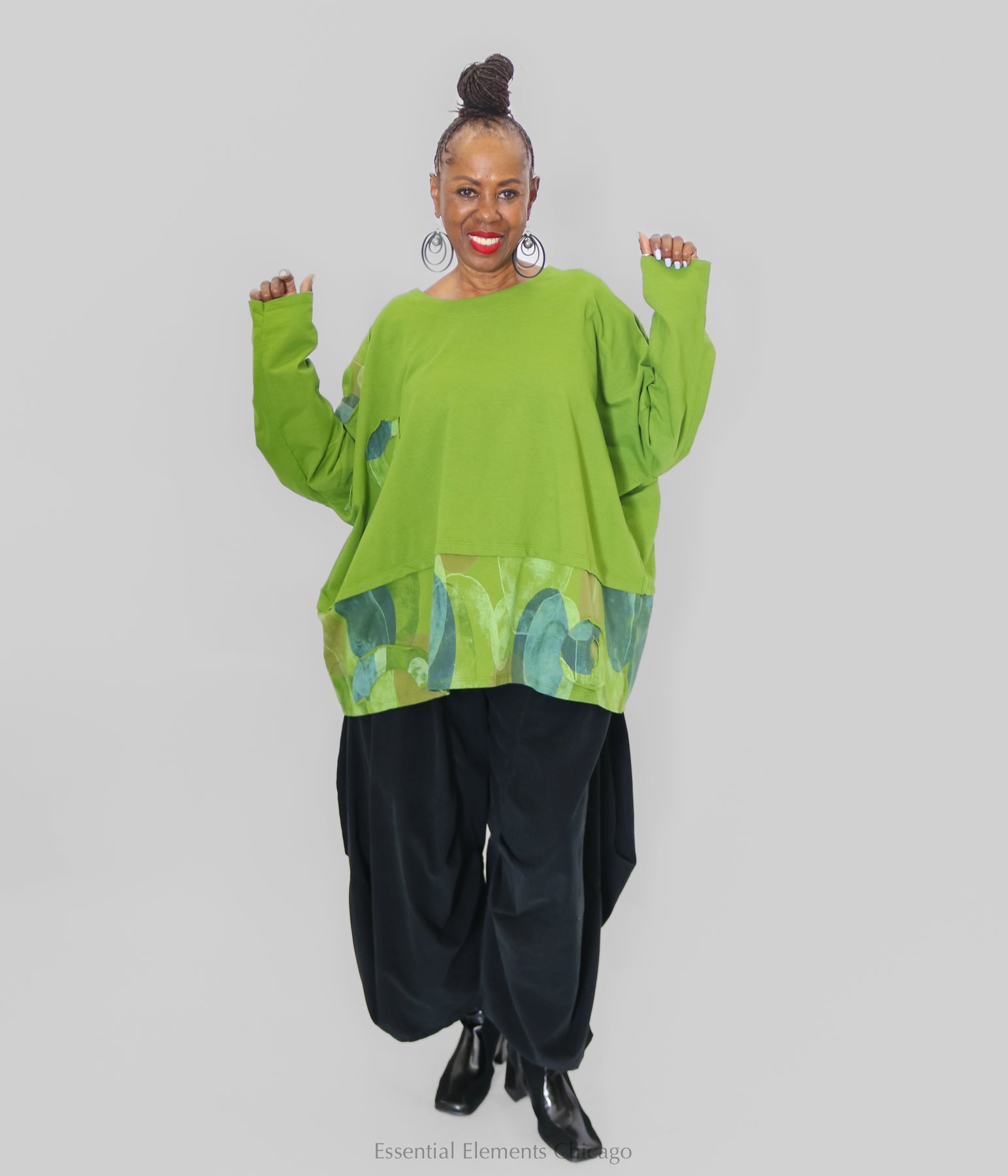 T by Transparente Patch Top - Essential Elements Chicago