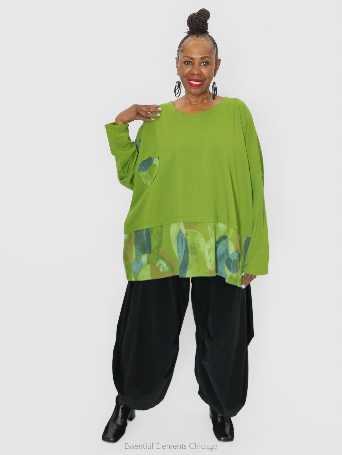 T by Transparente Patch Top - Essential Elements Chicago