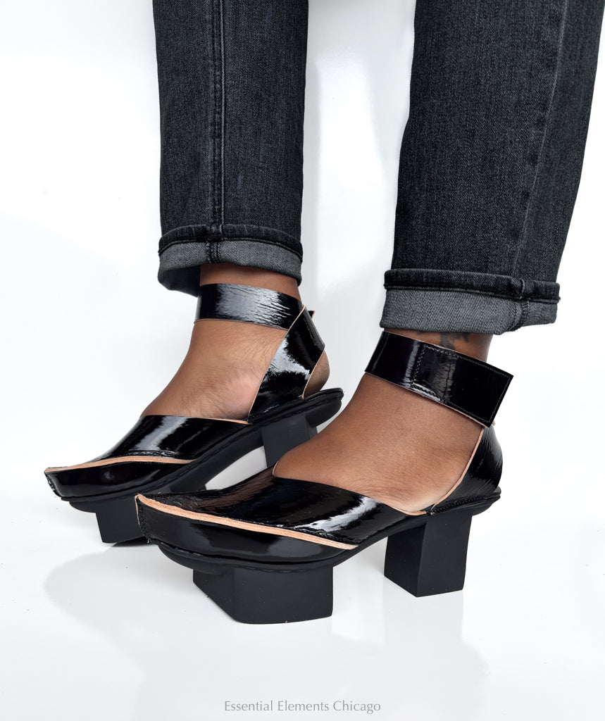Trippen Aerial Shoes, Black Patent - Essential Elements Chicago