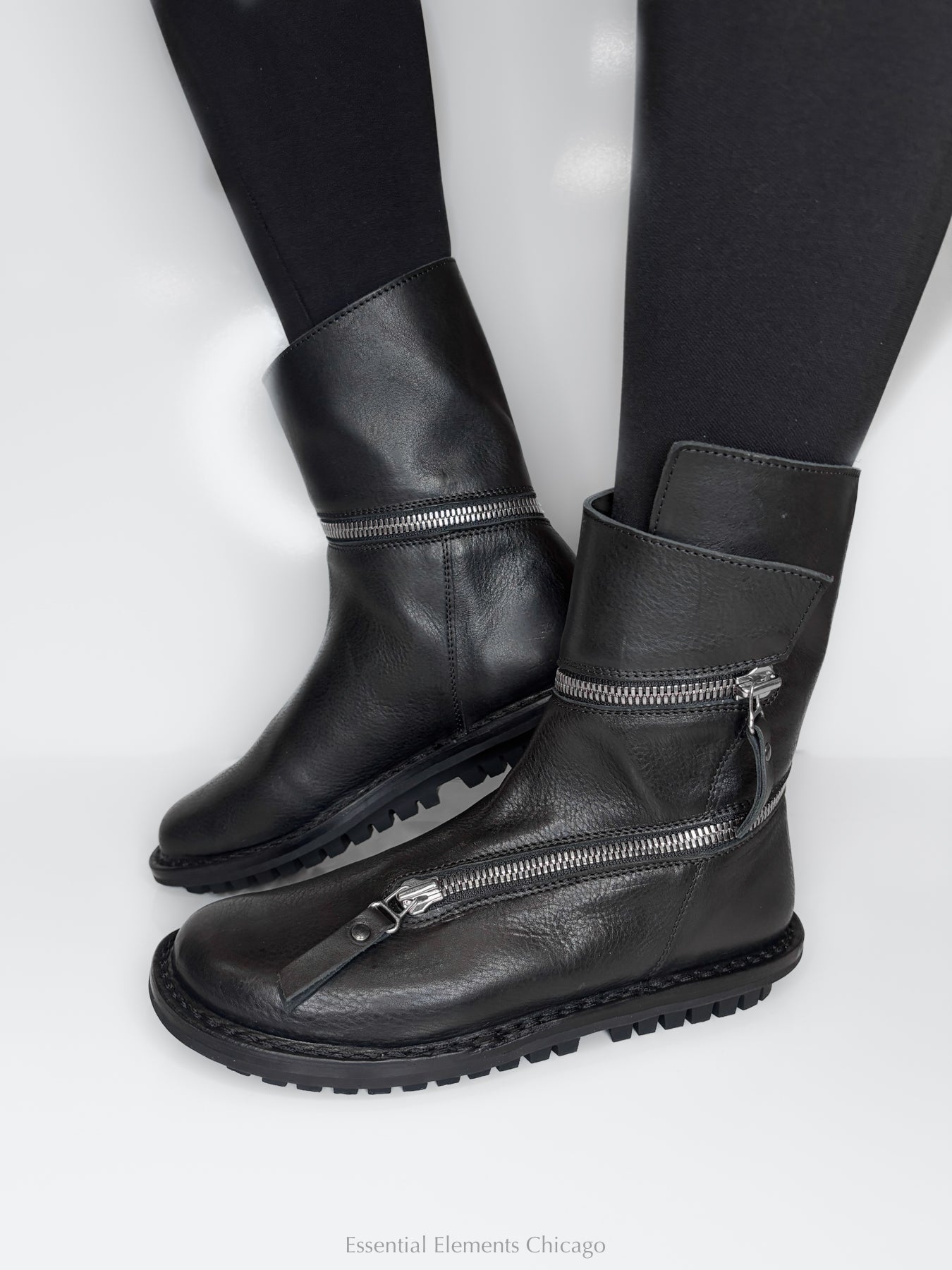 Trippen Helix Boots, Black - Essential Elements Chicago
