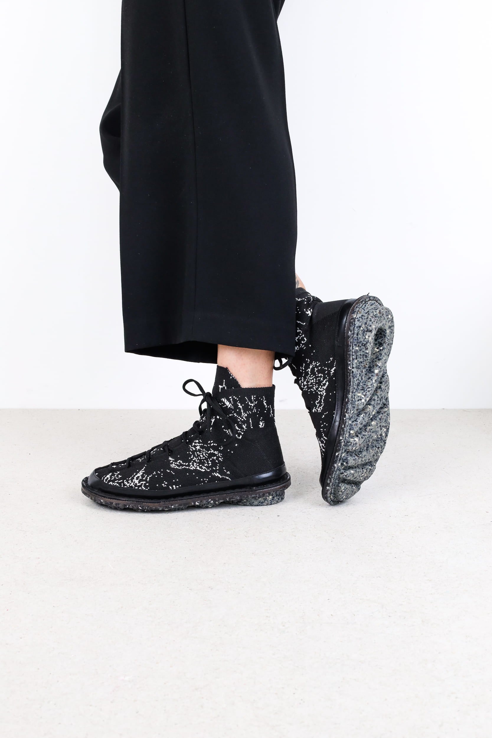 Trippen Relate Sneaker, Black Cloud - Essential Elements Chicago