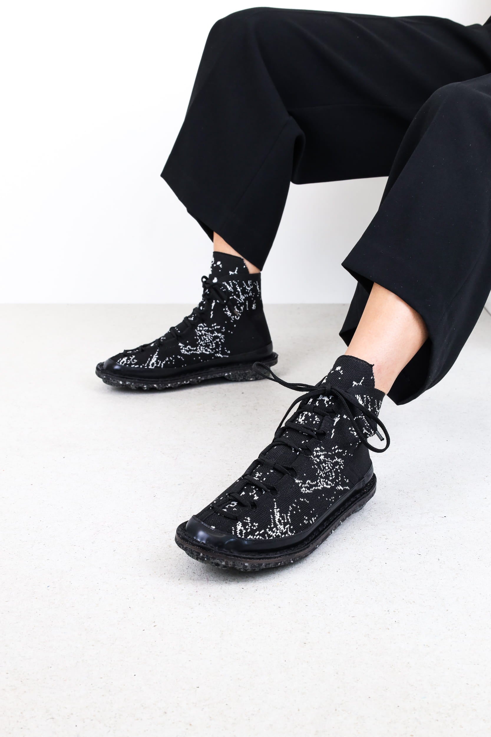 Trippen Relate Sneaker, Black Cloud - Essential Elements Chicago