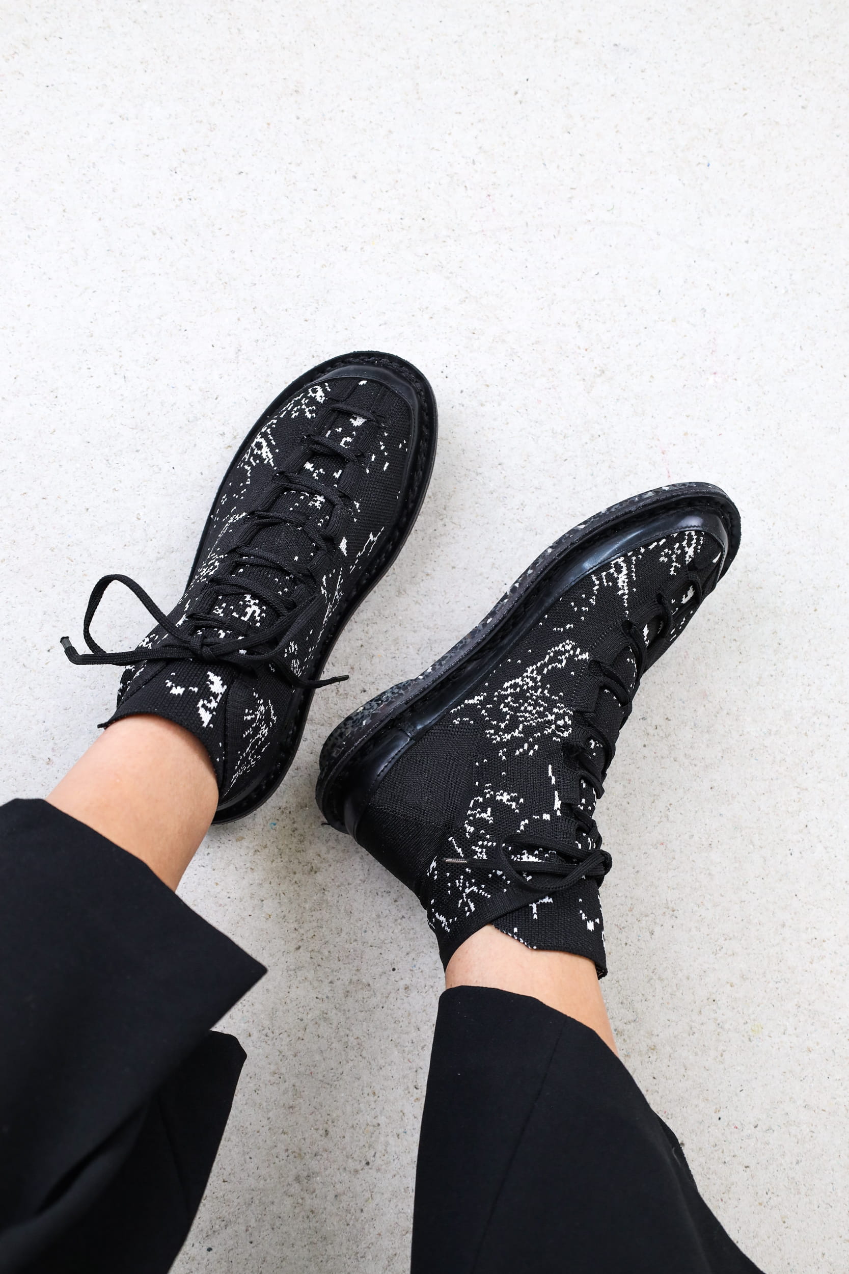 Trippen Relate Sneaker, Black Cloud - Essential Elements Chicago
