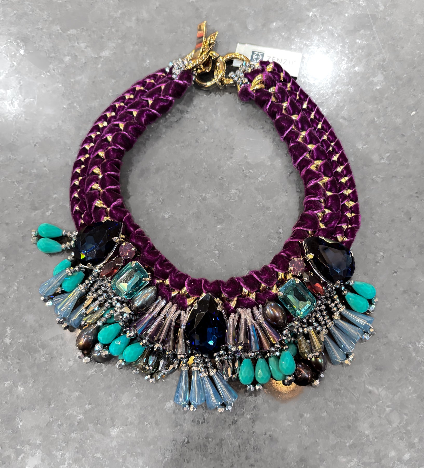 Zenzii Beaded Collar Necklace - Essential Elements Chicago