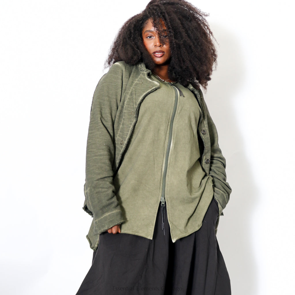 Zilberman Double Jacket, Green - Essential Elements Chicago