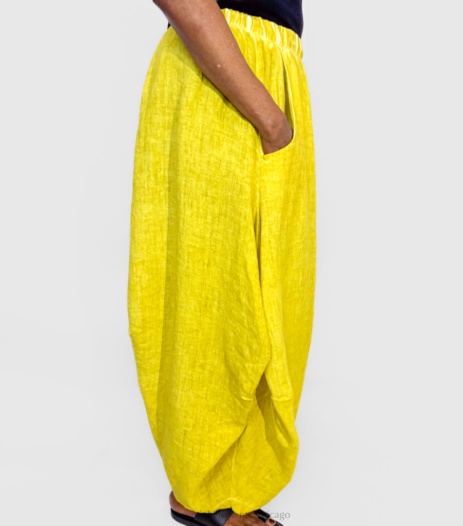 Zilberman Linen Balloon Pant - Essential Elements Chicago