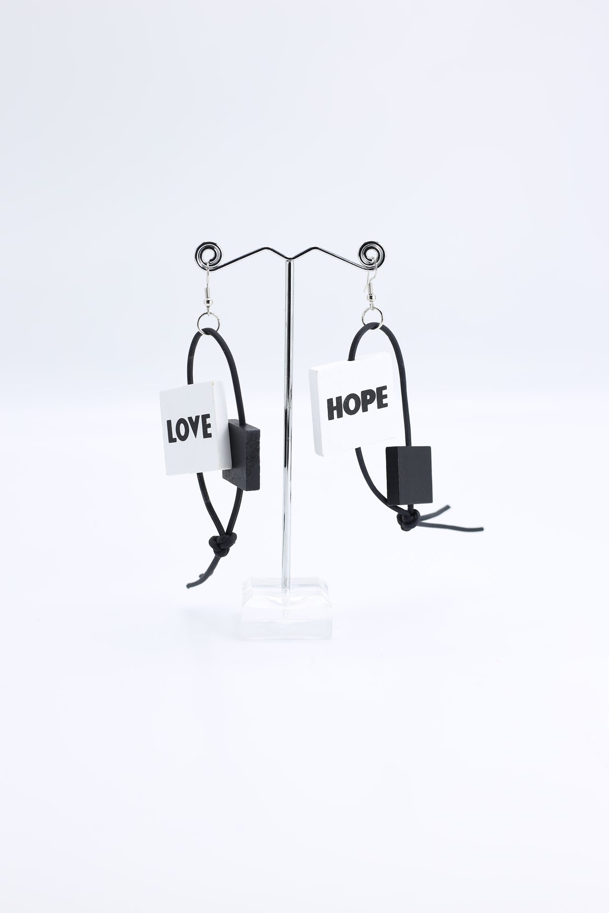 Jianhui Love & Hope Leatherette Earring - Essential Elements Chicago