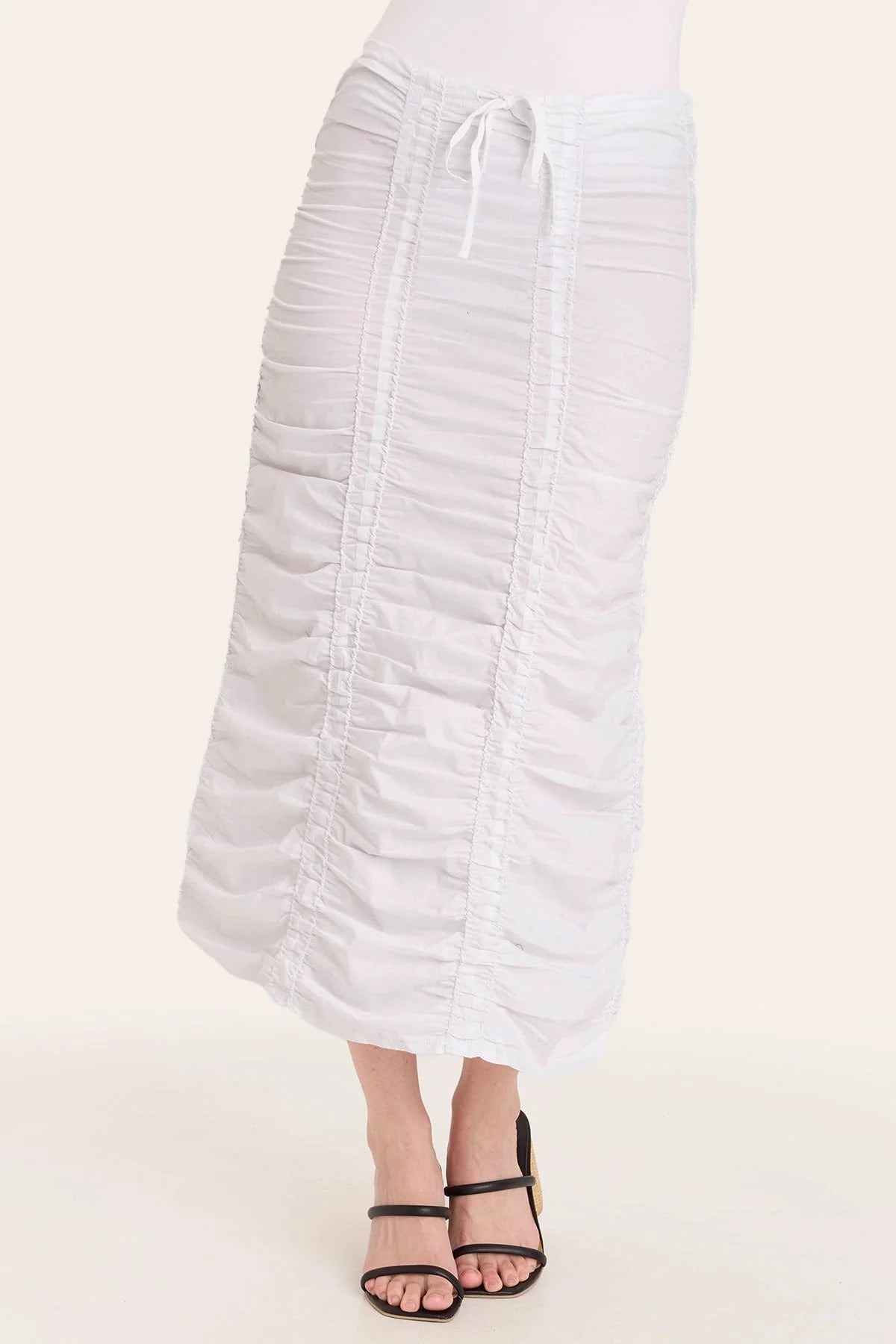 XCVI Shirred Double Panel Skirt
