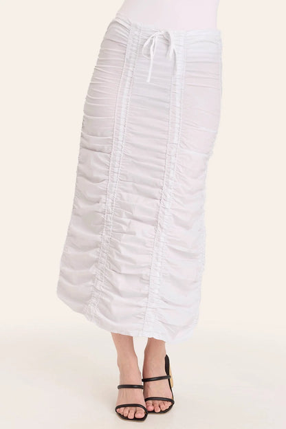 XCVI Shirred Double Panel Skirt - Essential Elements Chicago