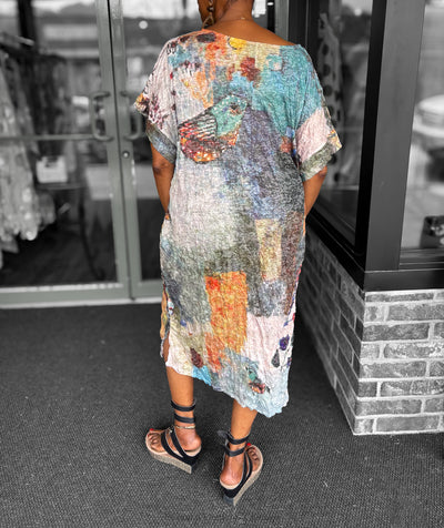 3 Potato Relaxed Midi Dress - Essential Elements Chicago