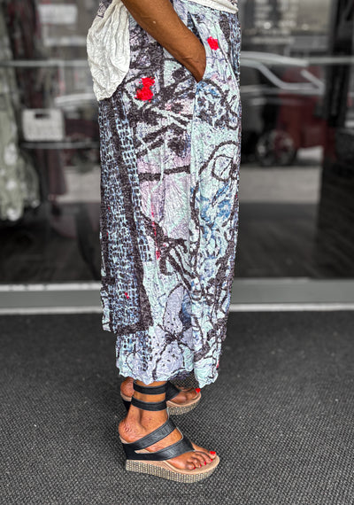 3 Potato Wide Leg Abstract Pant - Essential Elements Chicago