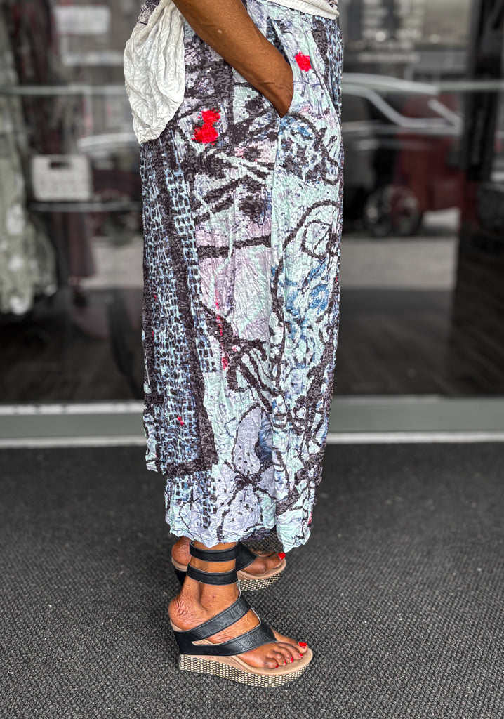 3 Potato Wide Leg Abstract Pant - Essential Elements Chicago