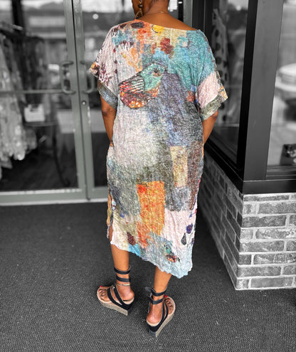3 Potato Relaxed Midi Dress