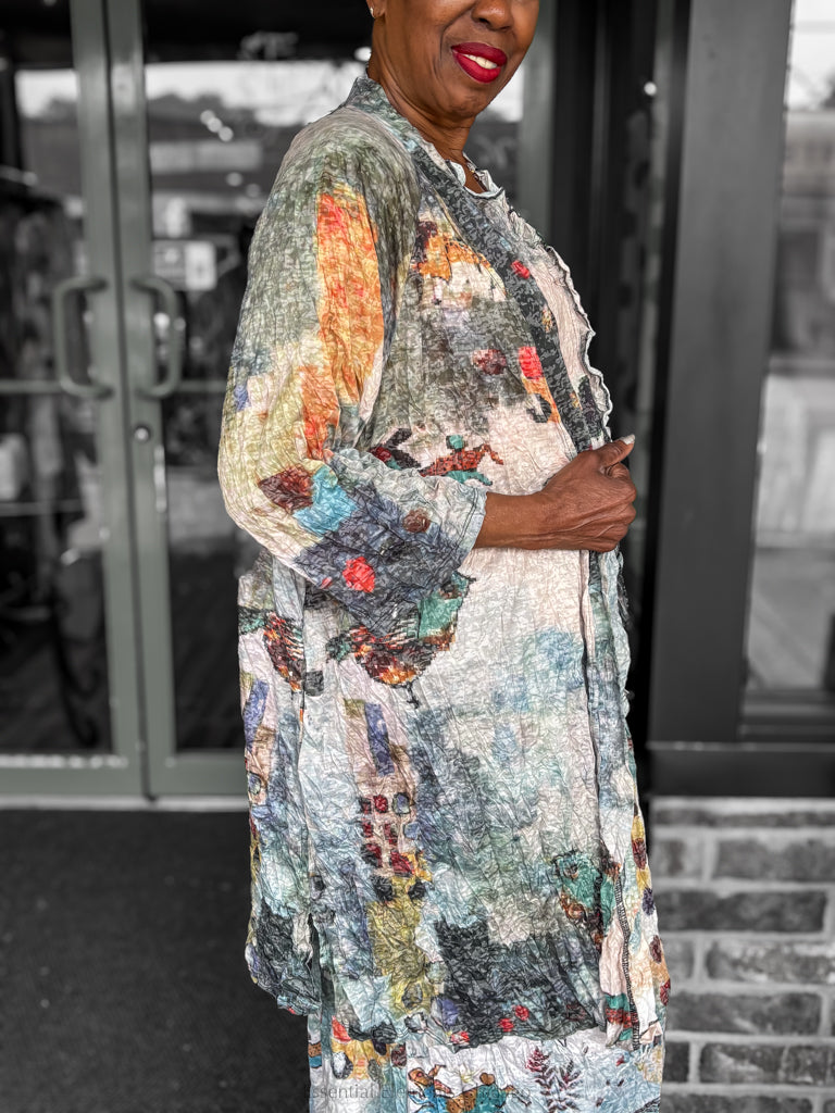 3 Potato Printed Jacket