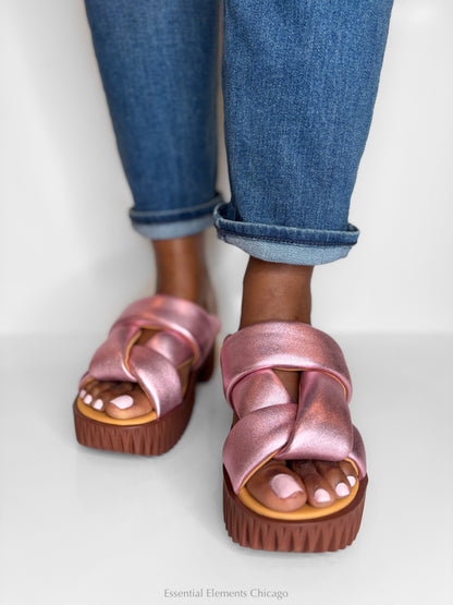 4ccccees Plia Semo Sandal, Pink - Essential Elements Chicago