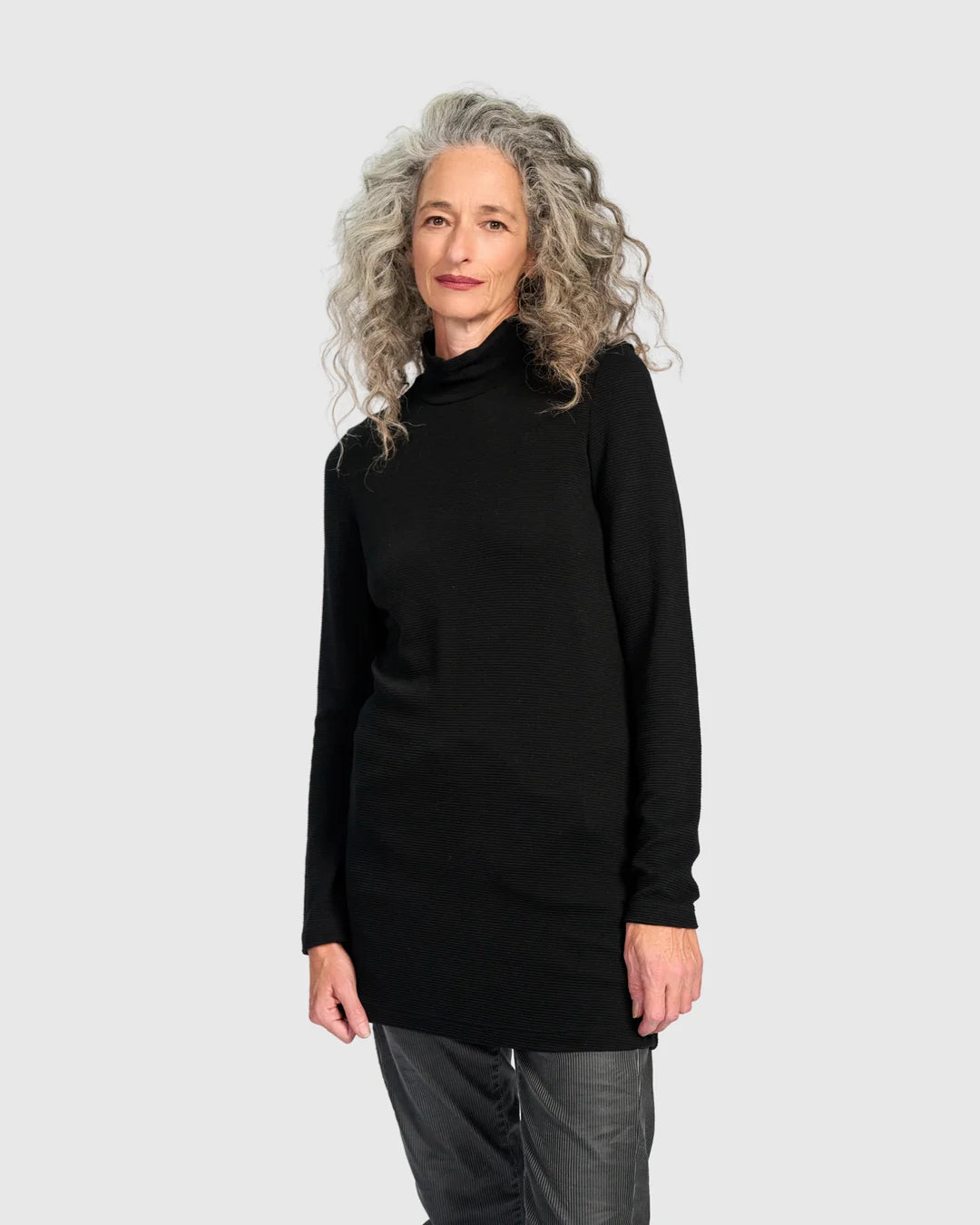 Alembika Urban Ribbed Turtleneck, Black