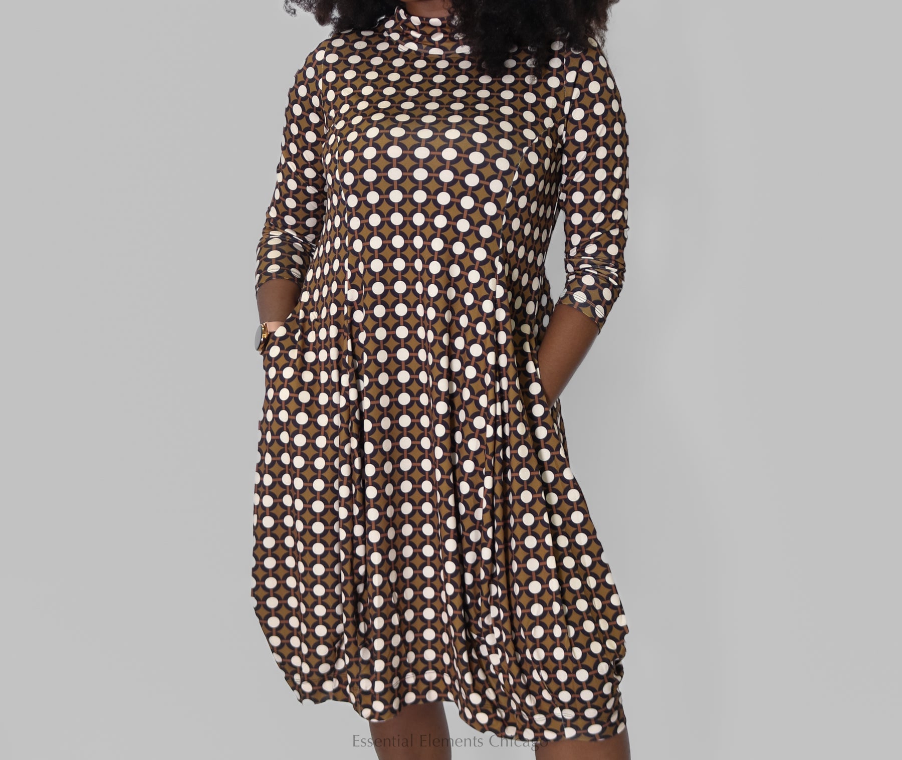 Alembika Cocoon Dress, Groove - Essential Elements Chicago