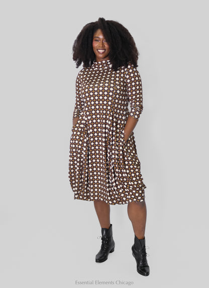 Alembika Cocoon Dress, Groove - Essential Elements Chicago