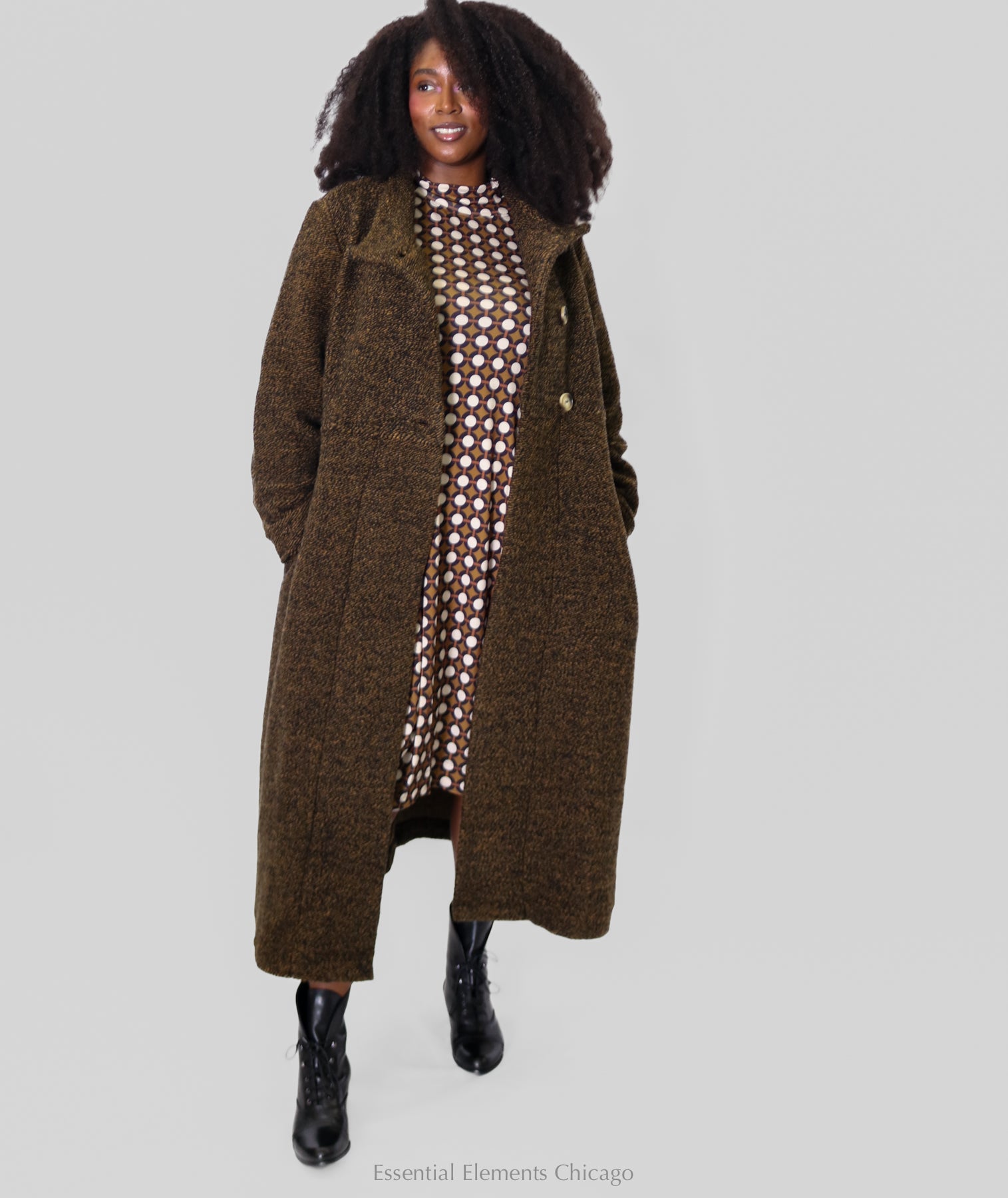 Alembika Cocoon Dress, Groove - Essential Elements Chicago