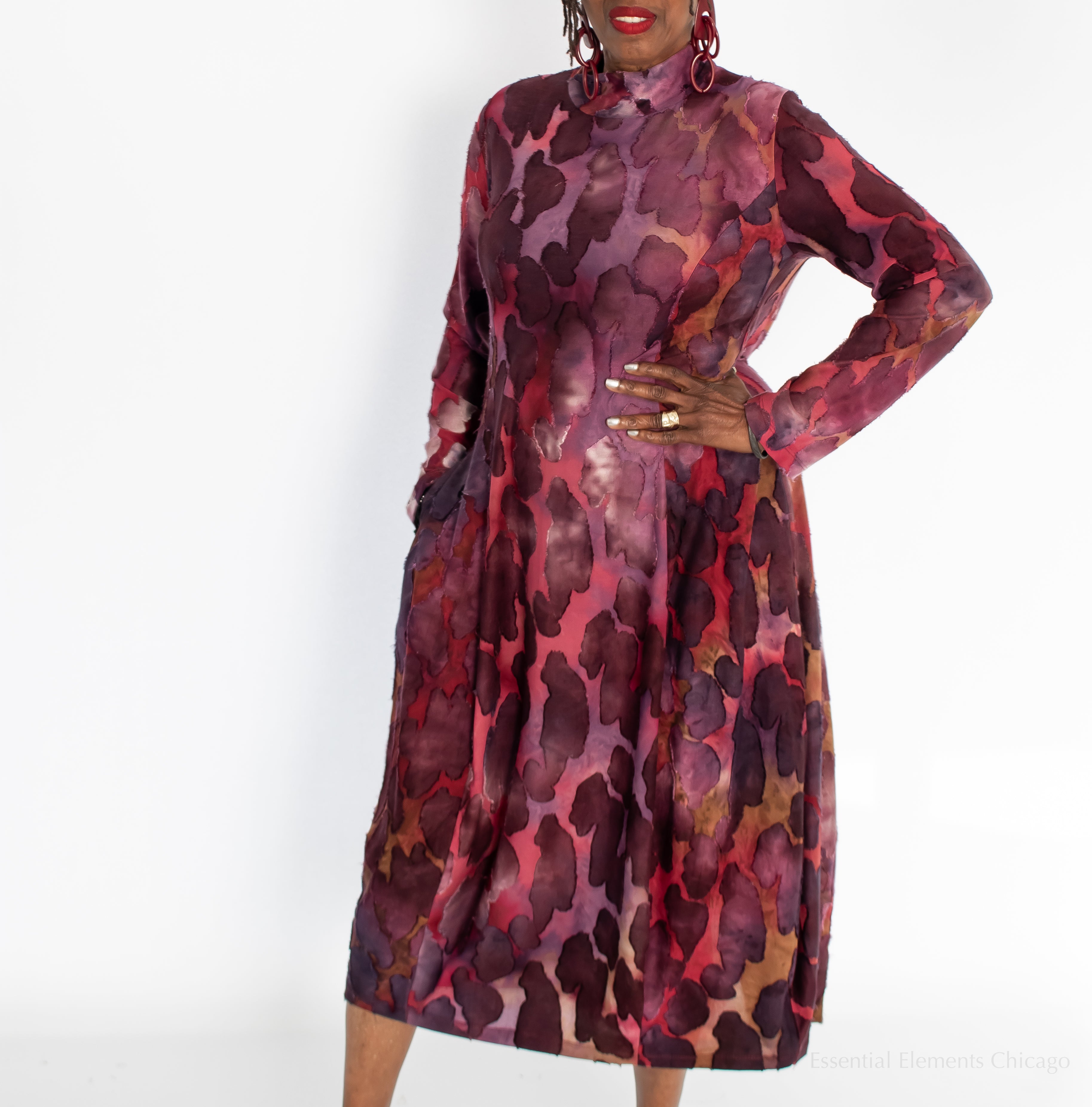 Alembika Jubilee Dress, Wine